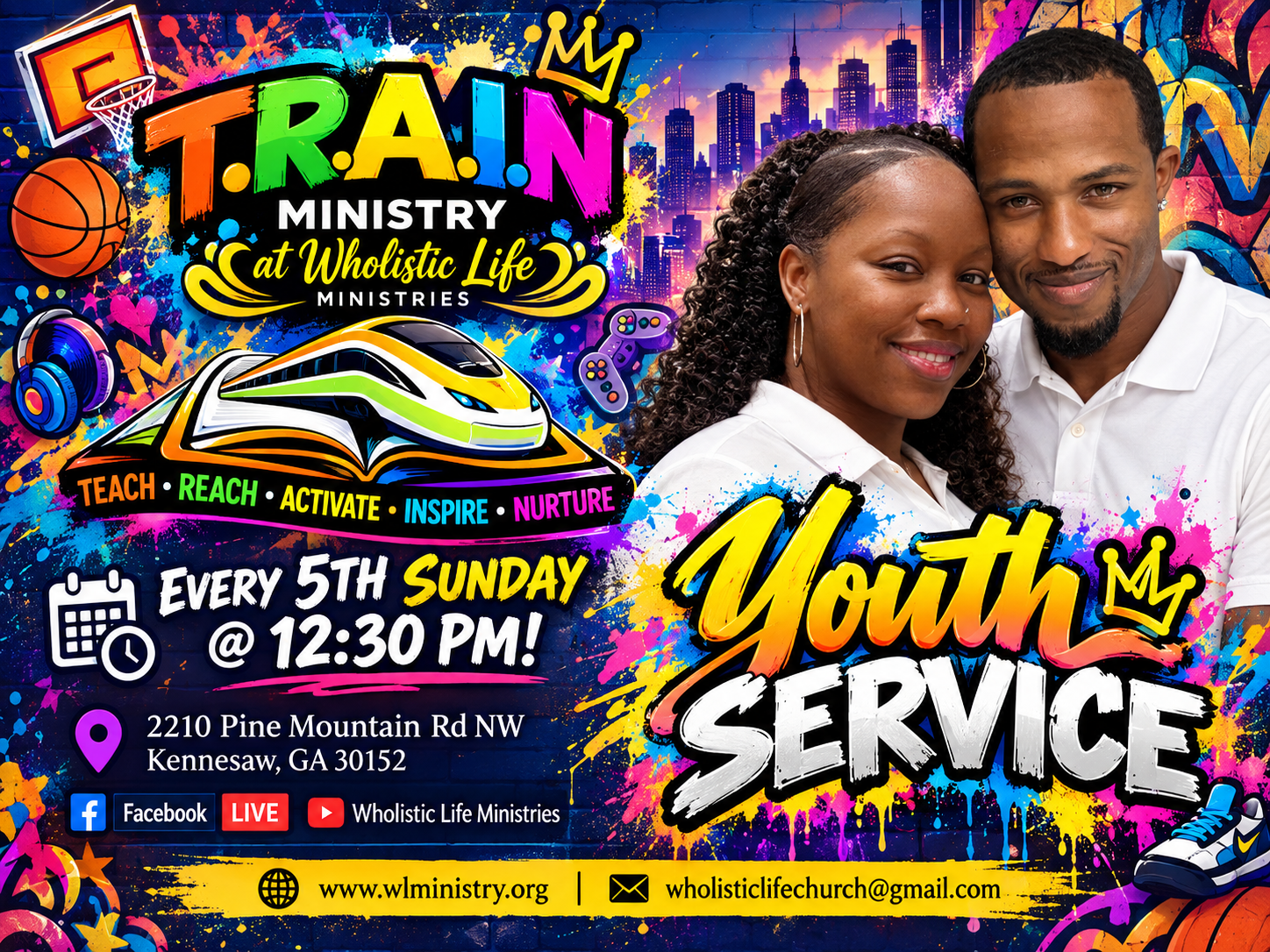 Vibrant-T.R.A.I.N.-Youth-Ministry-Flyer